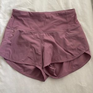 Lululemon speed up high rise shorts